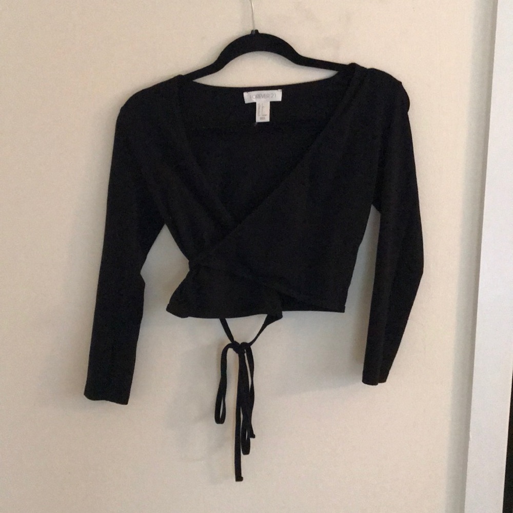 Cotton Wrap Top